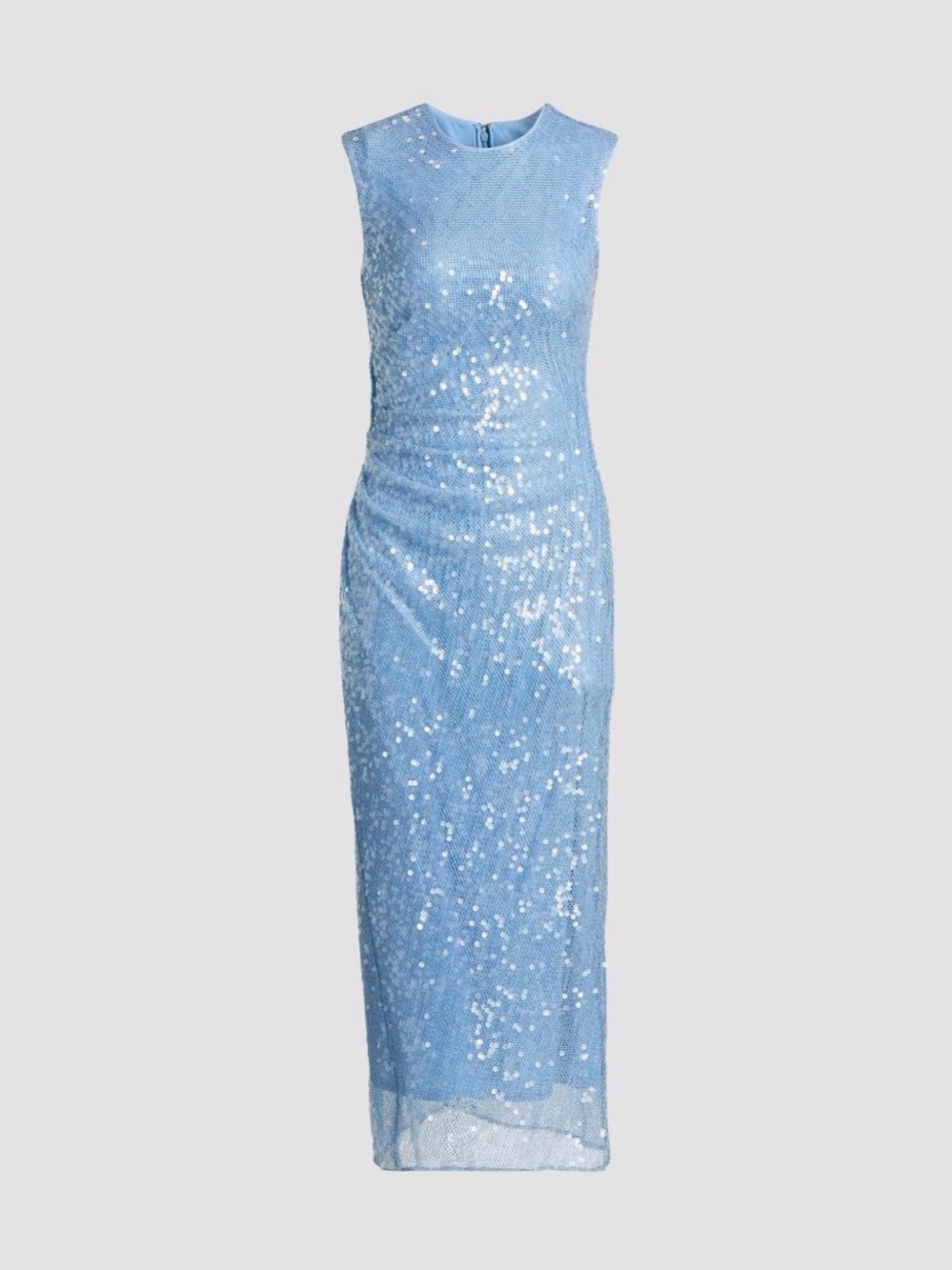 VERONICA BEARD KIMBERLEY BLUE JAY SEQUINED DRESS SIZE US 8 NWTS!